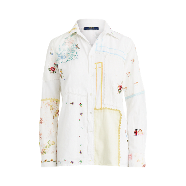 Cotton Voile Patchwork Shirt Polo Ralph Lauren 1