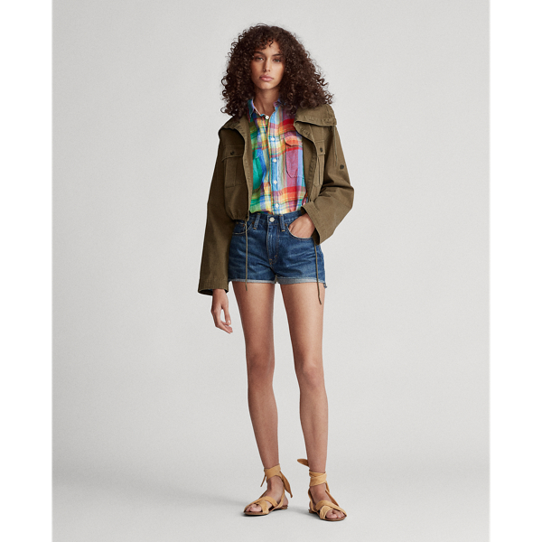 Canopy Olive Drawcord Cotton Twill Jacket Polo Ralph Lauren 4