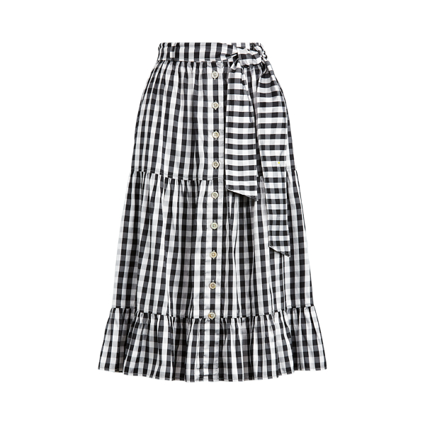 Tiered Silk Skirt Polo Ralph Lauren 1