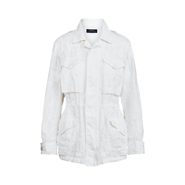Leinenjacke mit Lochstickerei Polo Ralph Lauren in 1