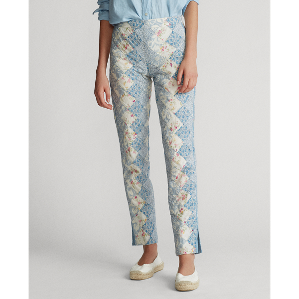Patchwork Multi Patchwork Cotton Trousers Polo Ralph Lauren 3