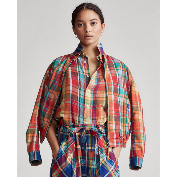 Blue/Red Madras Reversible Madras Jacket Polo Ralph Lauren 6
