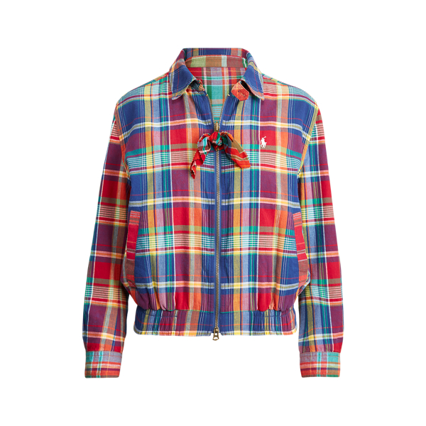 Blue/Red Madras Reversible Madras Jacket Polo Ralph Lauren 2