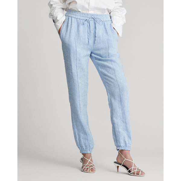 Austin Blue Linen Jogger Polo Ralph Lauren 3