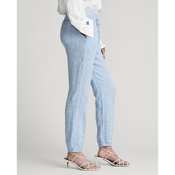 Austin Blue Linen Jogger Polo Ralph Lauren 4
