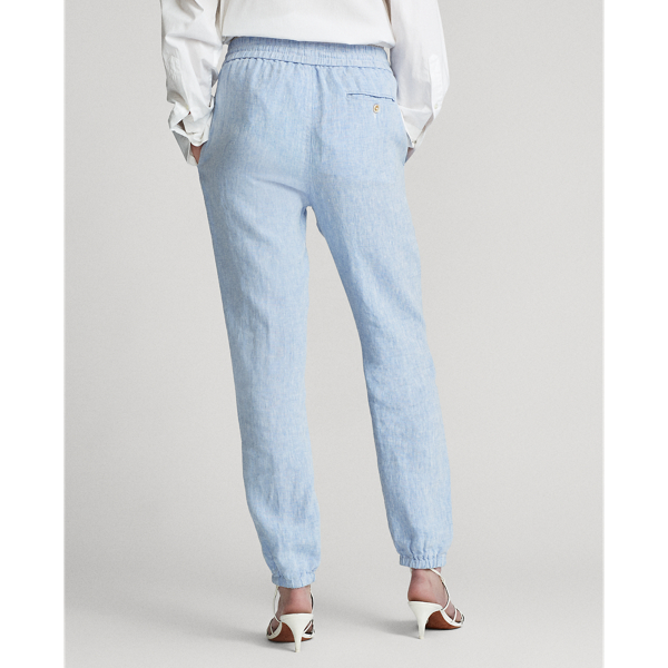Austin Blue Linen Jogger Polo Ralph Lauren 5