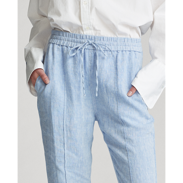 Austin Blue Linen Jogger Polo Ralph Lauren 6