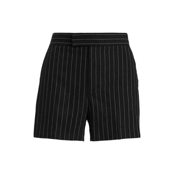 Pinstripe Linen Short Polo Ralph Lauren 1