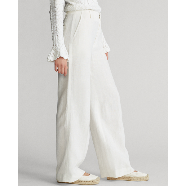 Nevis Wide-Leg Linen Trouser Polo Ralph Lauren 4