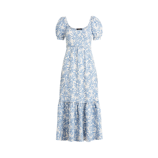 Floral Linen Dress