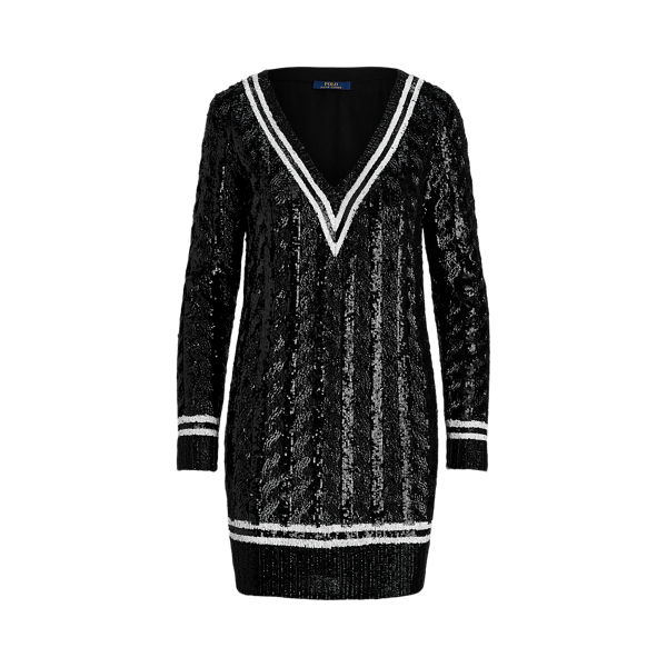 Sequined Cricket Jumper Dress Polo Ralph Lauren 1