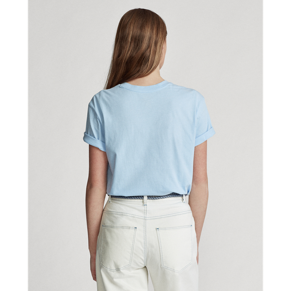 Office Blue Polo Bear Crewneck Tee Polo Ralph Lauren 4
