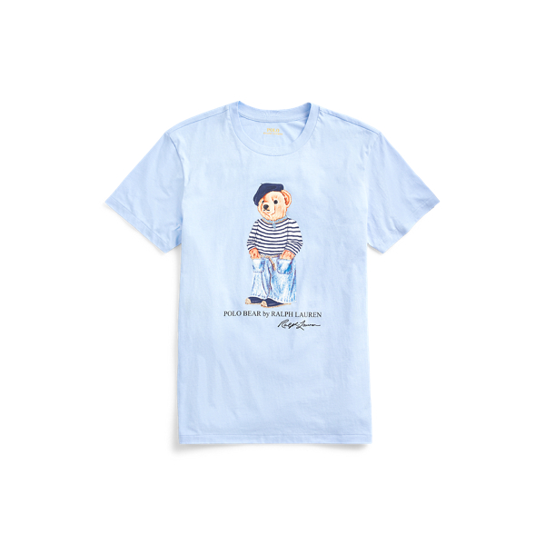 Office Blue Polo Bear Crewneck Tee Polo Ralph Lauren 2
