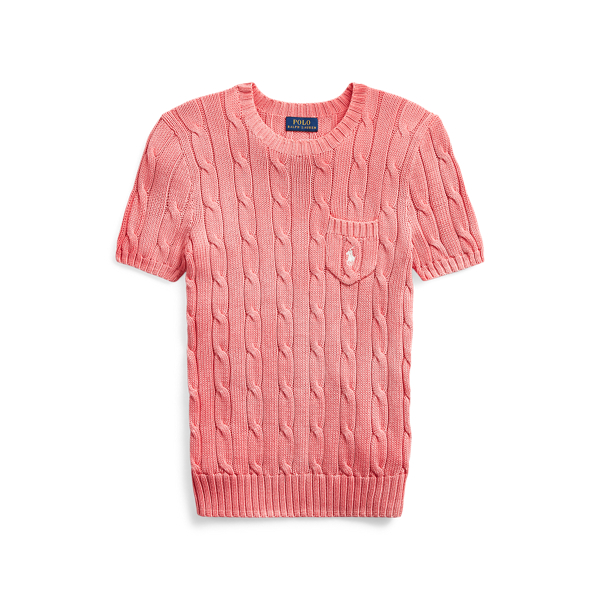 Cottage Rose Cable Short-Sleeve Jumper Polo Ralph Lauren 2