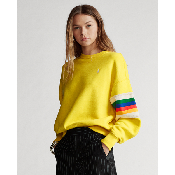 Rainbow polo sweatshirt sale