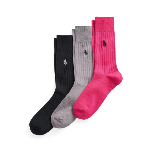 Cotton-Blend Crew Sock 3-Pack Polo Ralph Lauren 1