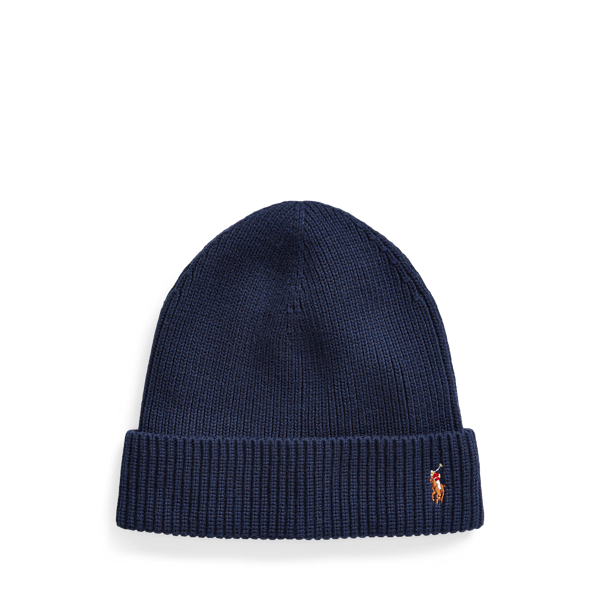 Pony Rib-Knit Cotton Hat Polo Ralph Lauren in 1