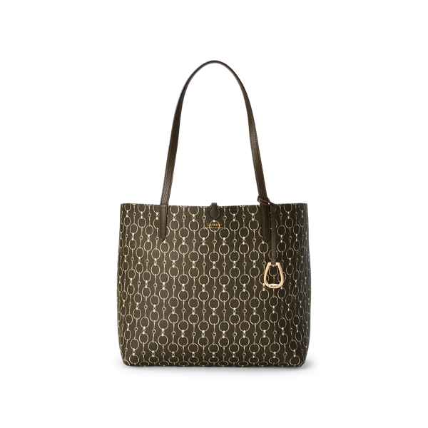 Olive Faux-Leather Reversible Tote Lauren 4