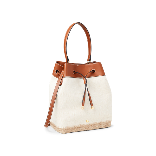 Natural Canvas Debby Drawstring Bag Lauren 2