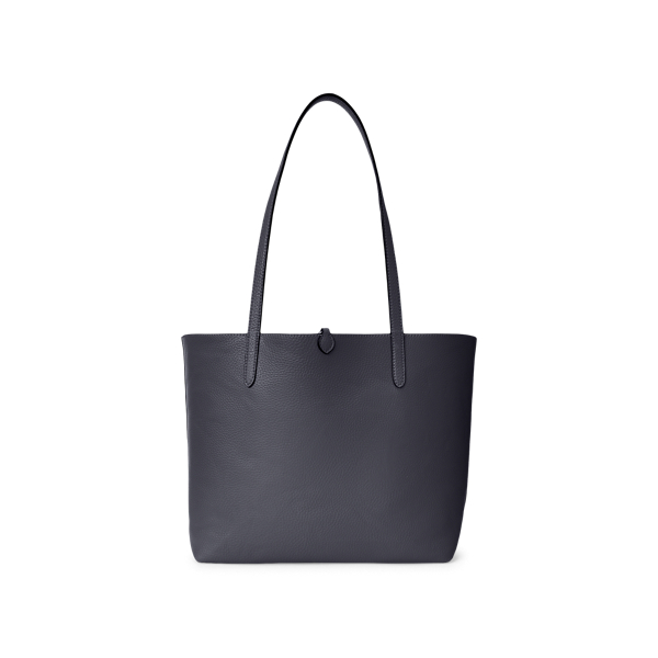 Lauren Navy Faux-Leather Reversible Tote Lauren 3