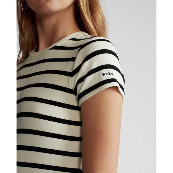 Nevis/Polo Black Striped Cotton Dress Polo Ralph Lauren 6