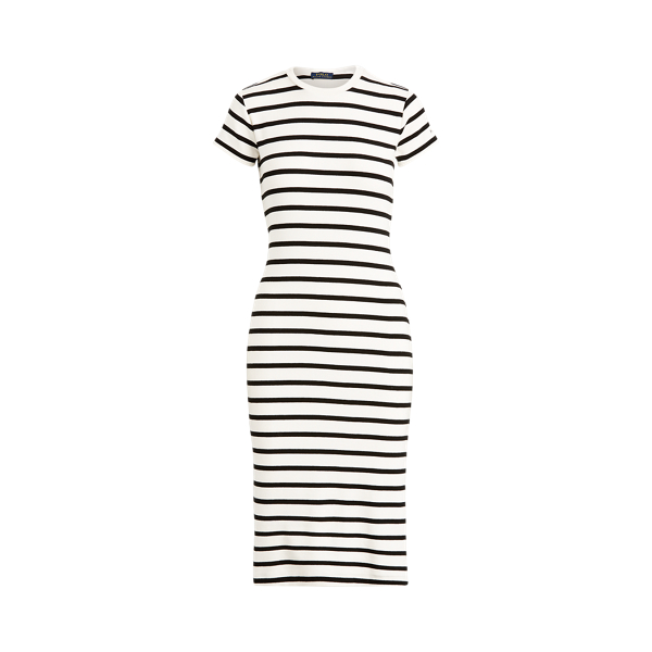 Nevis/Polo Black Striped Cotton Dress Polo Ralph Lauren 2