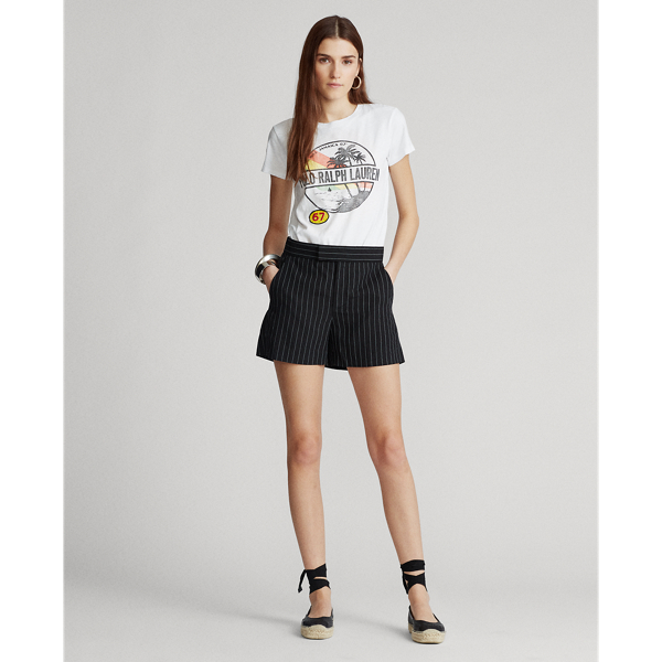White Graphic Short-Sleeve Tee Polo Ralph Lauren 3