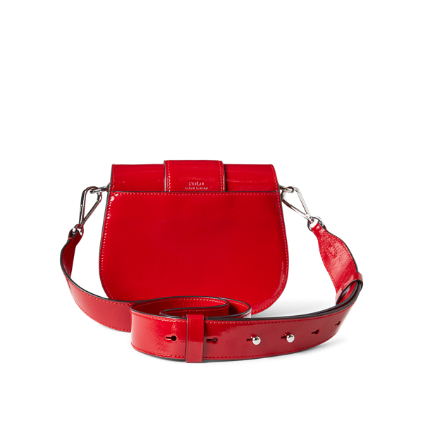Borsa a tracolla Lennox in pelle Polo Ralph Lauren in Rosso 3