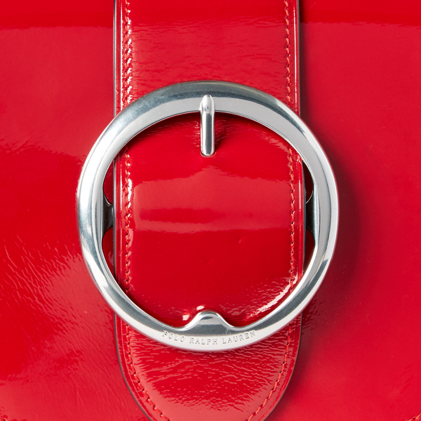 Borsa a tracolla Lennox in pelle Polo Ralph Lauren in Rosso 4