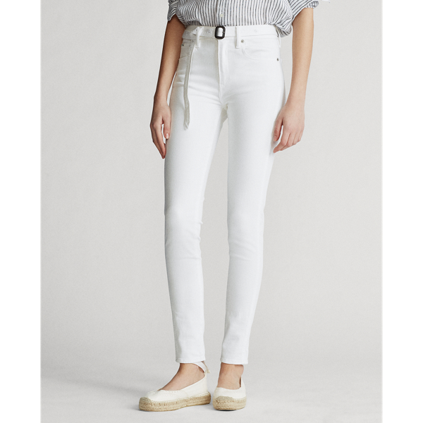 White Tompkins High-Rise Skinny Jean Polo Ralph Lauren 4