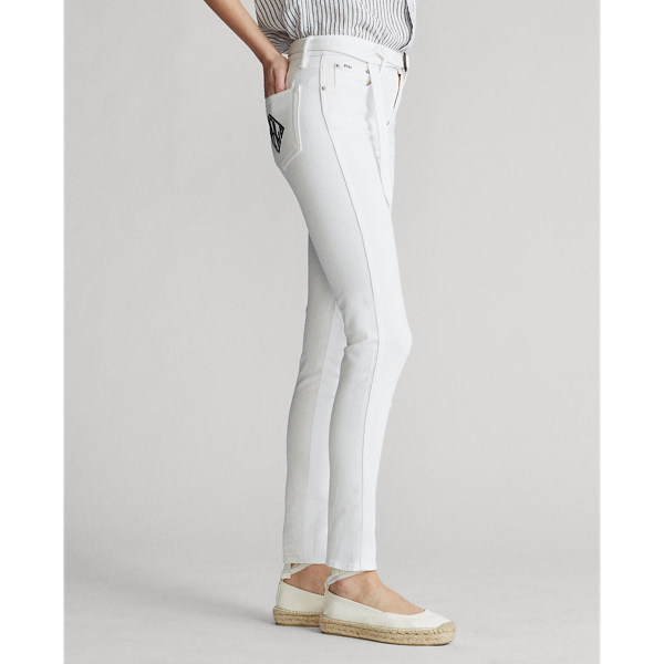 White Tompkins High-Rise Skinny Jean Polo Ralph Lauren 5