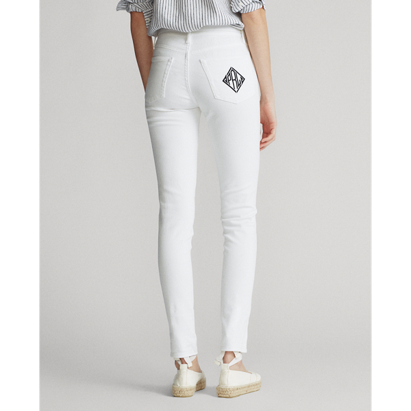 White Tompkins High-Rise Skinny Jean Polo Ralph Lauren 6