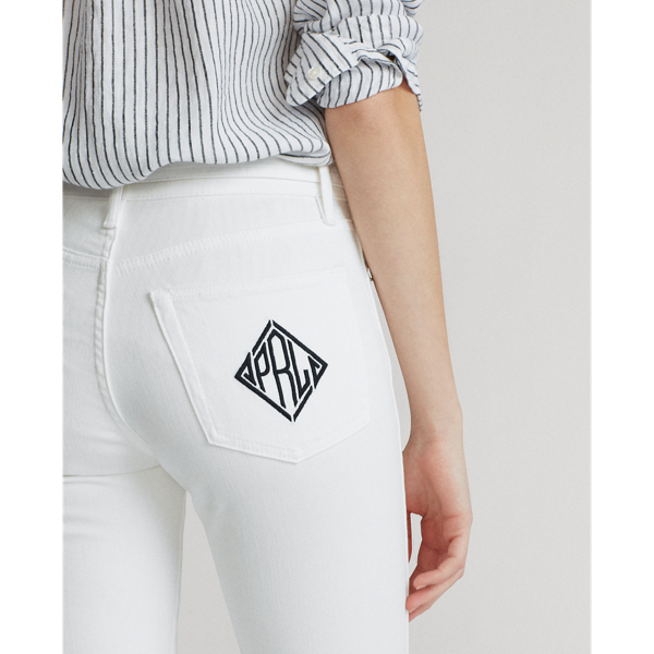 White Tompkins High-Rise Skinny Jean Polo Ralph Lauren 7