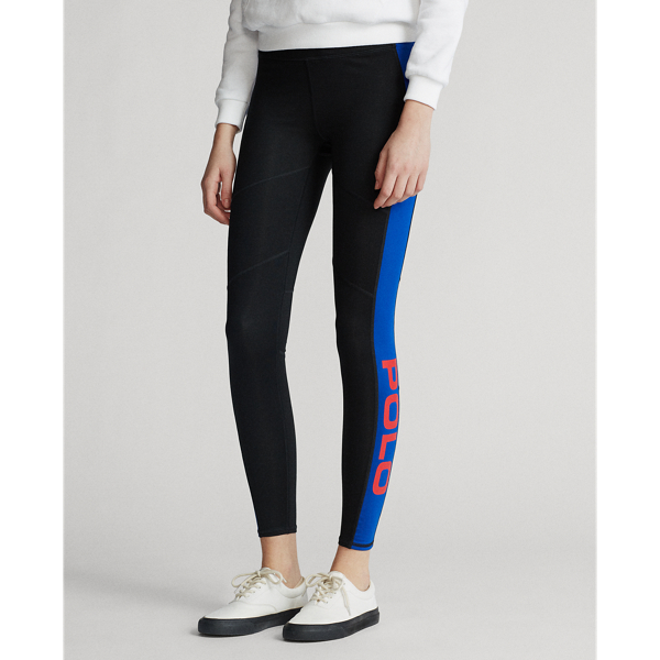 Polo Black/Cruise Royal Stretch Jersey Legging Polo Ralph Lauren 3