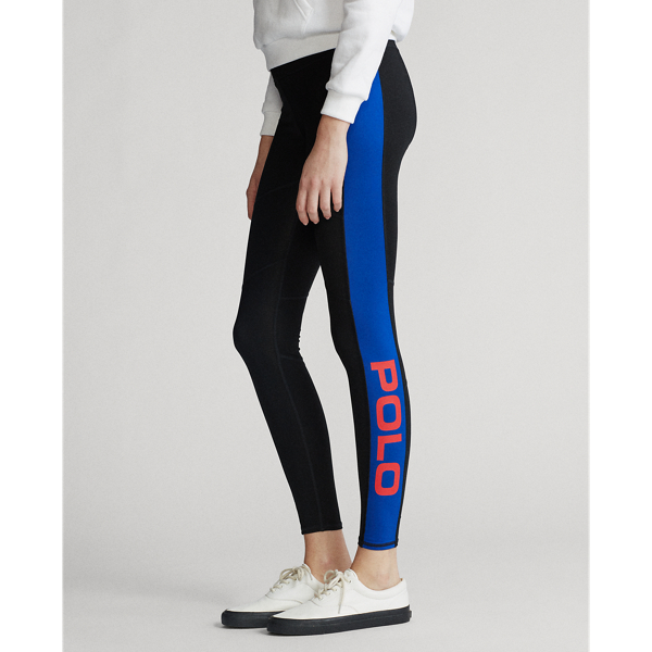 Polo Black/Cruise Royal Stretch Jersey Legging Polo Ralph Lauren 4