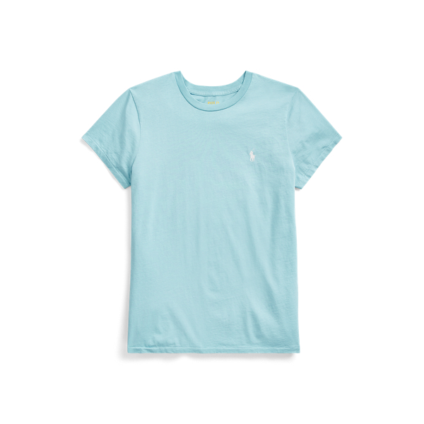Deep Seafoam Cotton Jersey Crewneck Tee Polo Ralph Lauren 2