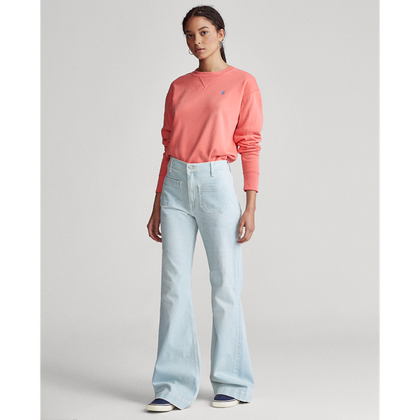 Ruby Coral Fleece Pullover Polo Ralph Lauren 3