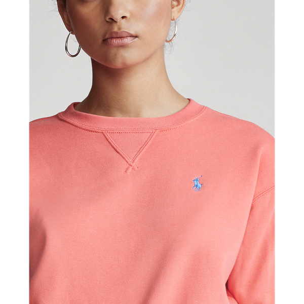 Ruby Coral Fleece Pullover Polo Ralph Lauren 5