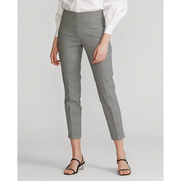 Black/White Gingham Gingham Stretch Skinny Trouser Polo Ralph Lauren 3