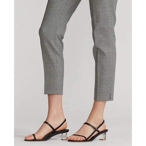 Black/White Gingham Gingham Stretch Skinny Trouser Polo Ralph Lauren 5