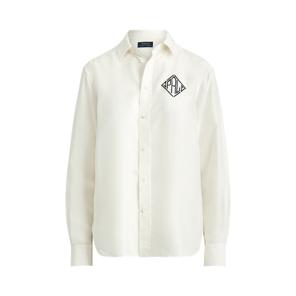 Silk Broadcloth Shirt Polo Ralph Lauren in 1