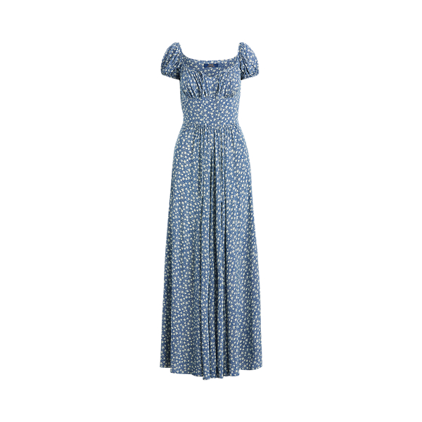 Floral Floral-Print Crepe Dress Polo Ralph Lauren 2