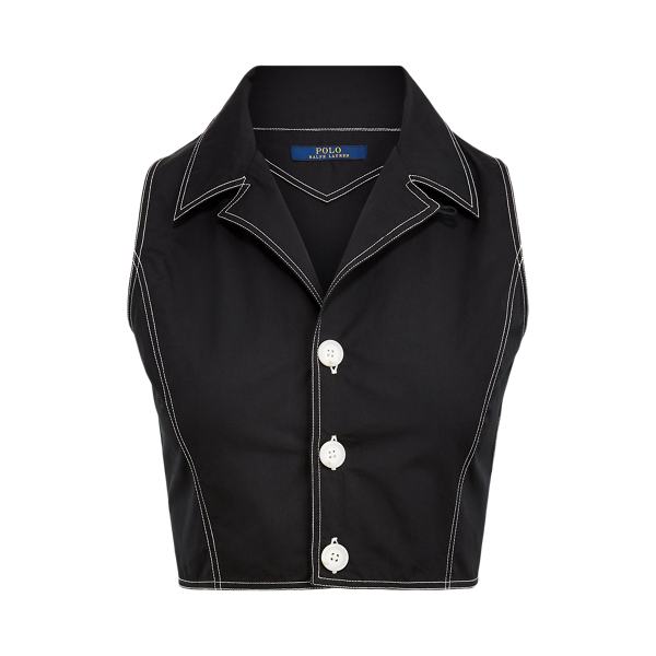 Cropped Sleeveless Shirt Polo Ralph Lauren 1