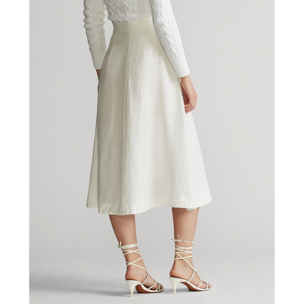 Nevis Linen Wrap Skirt Polo Ralph Lauren 5