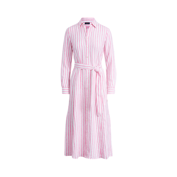 Striped Linen Shirtdress Polo Ralph Lauren 1