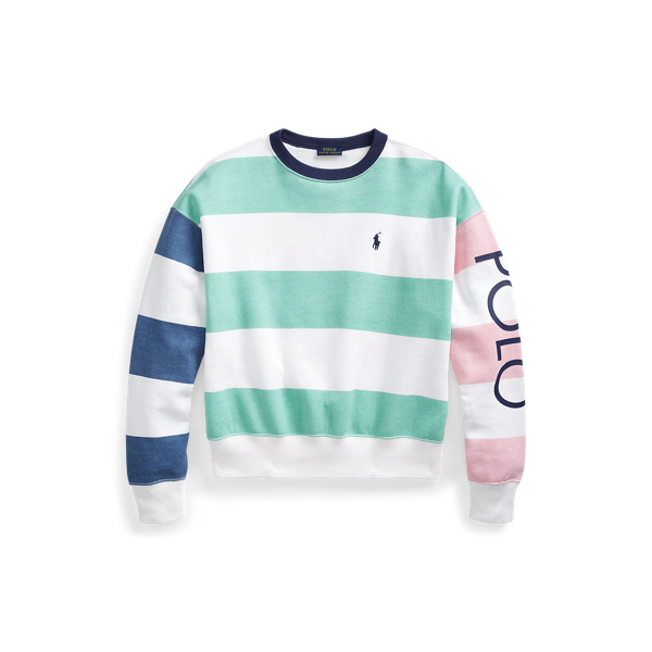 Sweat ray&eacute; en polaire Polo Ralph Lauren en 1