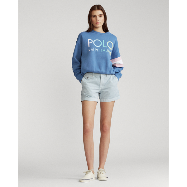 Nimes Blue Ombre Logo Fleece Sweatshirt Polo Ralph Lauren 3