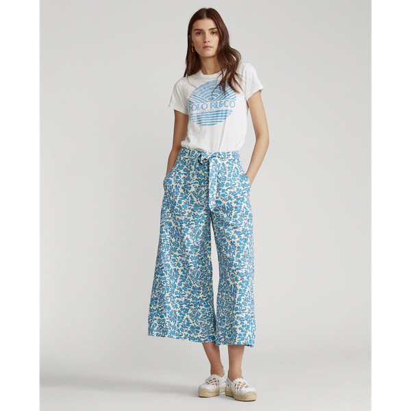 Floral Print Wide Leg Trouser for Women Ralph Lauren IN