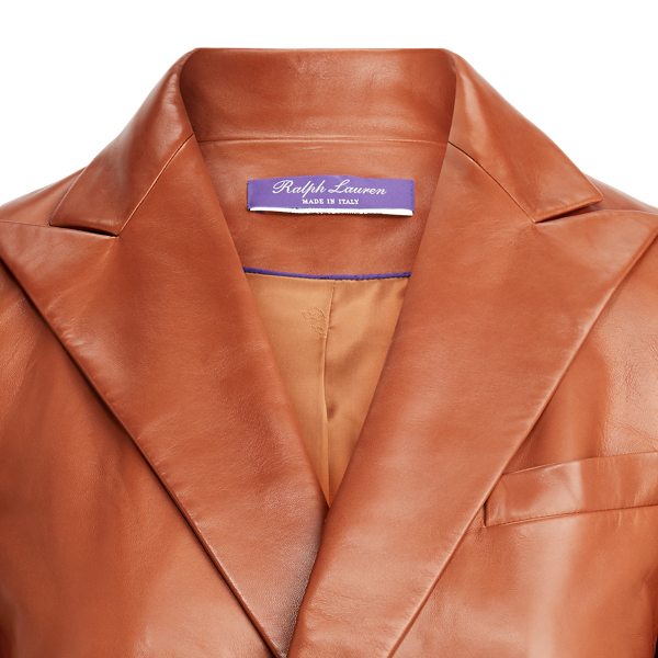 Saddle Camden Lambskin Jacket Ralph Lauren Collection 3
