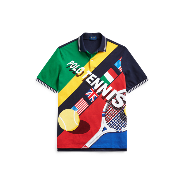 Classic Fit Tennis Mesh Polo for Men Ralph Lauren UK